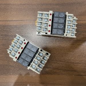 G6B-4BND <span class=keywords><strong>Relay</strong></span> industri SPDT <span class=keywords><strong>DC24V</strong></span> 5A, modul antarmuka PLC, kapasitas paralel 160A - Product Image 2