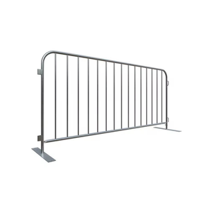 <span class=keywords><strong>Barricades</strong></span> piétonnes temporaires en métal galvanisé Barrières de contrôle des foules pour les sites d'activités - Product Image 1