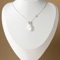 Bijoux pour femmes exquis et élégants, nouveau pendentif en argent sterling S925, perle baroque d'eau douce