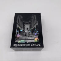 Jeu de tarot oracle personnalisé cartes d'affirmation positivite avec boîte jeu de cartes de tarot