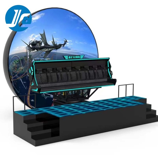 New Technology 7D Full Screen VR Immersive Game Center Indoor Orbit Cinema Dome for Trampoline Park Made of Fiberglass Metal