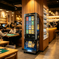 Distributeur automatique de cartes à collectionner TCG avec écran tactile 32 pouces, API ouverte, SDK, gestion à distance basée sur le cloud, changeur de monnaie, paiement multiple
