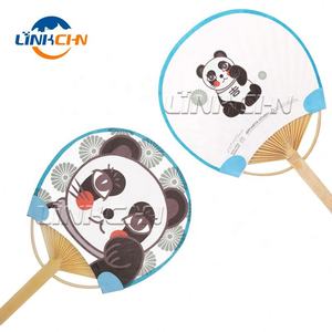 Abanicos decorativos de mano de paleta de papel personalizados - Product Image 2