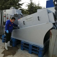 Presse à vis Machine de déshydratation des boues Équipement de traitement des boues automatique 4000L/heure pour industriel municipal