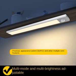 Rechargeable Wireless Motion <strong>Sensor</strong> Closet <strong>Light</strong> LED Under Cabinet <strong>Light</strong> with Aluminum Luminous White Magnet <strong>Dark</strong> Mah