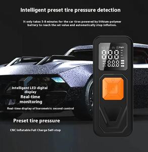 Pompe à air haute vitesse sans fil certifiée RoHS 72W 4000mAh batterie rechargeable 4 modes cylindre métallique pour appareil ménager de voiture - Product Image 4