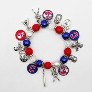 Miumiu bijoux nouvelle arrivée sport étirement bracelet à breloques football basket-ball <span class=keywords><strong>rugby</strong></span> bracelet unisexe sport équipe NFL bracelet - Product Image 3
