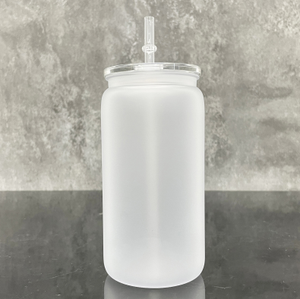 16Oz Shaped Beer Cups Drinking Tumblers Frosted Plastic Soda Can for <b>Vinyl</b> Uv Dtf <b>Wraps</b> - Product Image 1