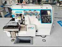 Nouvelle machine à surjeter numérique informatisée Jack C5C avec fonction de réglage automatique de l'épaisseur