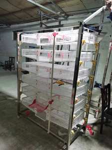 Yaygın ihracat istikrarlı kuş kafesleri 300 quaquaHJ-X500 için paslanmaz çelik bıldırcın kafesi - Product Image 4