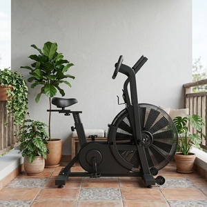 Vélo de fitness commercial pour la préparation HYROX CrossFit, style <span class=keywords><strong>Rogue</strong></span> Echo Air Bike, siège réglable, équipement cardio d'intérieur - Product Image 4