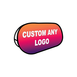 Custom Foldable Fabric Horizontal Oval Shape Display a <b>Frame</b> Bean Vertical Pop up Banner - Product Image 5