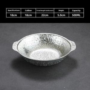 Japanse commerciële kleine hotpot van roestvrij staal, antiaanbaklaag, droge pan, multifunctioneel, geschikt voor gas & inductie, voor restaurants en feesten - Product Image 6