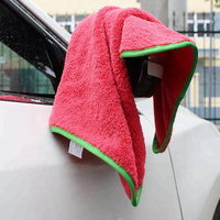 Serviette de polissage automobile en microfibre 40x60cm 400gsm, ultra douce, absorbante, pour le séchage de la cuisine et des voitures, serviette en microfibre pour le lavage de voiture