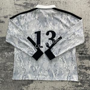 MO709 Uzun Kollu Tişört Waffle Termal Uzun Kollu Tişört Nefes Alabilen <span class=keywords><strong>Basic</strong></span> Polo Özel Baskı Logolu Yüksek Kaliteli Erkek Polo - Product Image 2