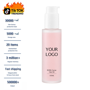 Huile Capillaire Caviar Rose Marque Blanche 100ml Légère Brillance Lisse Anti-frisottis Éclat Nourrissante en Profondeur Adoucit les Pointes Sèches Soin Capillaire - Product Image 5