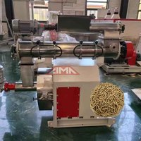 Ligne de production d'aliments fins automatique Lima 1-2 tonnes/heure pour la fabrication de granulés de fourrage pour poulets, lapins et moutons