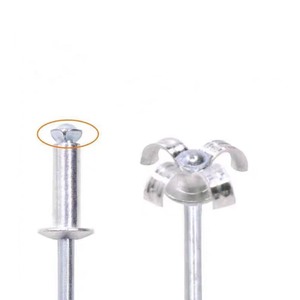 Rivets aveugles à tête plate en aluminium et acier au carbone galvanisé Type de <span class=keywords><strong>fleur</strong></span> à peler Rivets à fleurs pop - Product Image 2