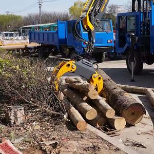 Rotateur hydraulique pour excavatrice, capacité 1T 3T, <span class=keywords><strong>grappin</strong></span> <span class=keywords><strong>forestier</strong></span> pour bois et herbe - Product Image 4