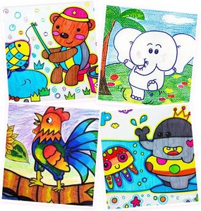 Ensemble de dessin et de peinture pour enfants d'âge scolaire, 208 pièces, étui en plastique écologique, crayons d'art pour filles - Product Image 5