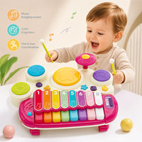 Montessori Baby Musical Instrument Electronic Xylophone Drum Educational Learning Toy for Toddlers 18M+