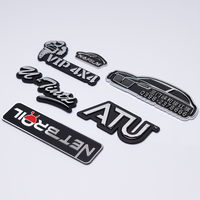 Autocollants de logo de voiture en métal personnalisés de haute qualité, résistants à l'eau et aux UV, badges de voiture 3D avec votre propre design