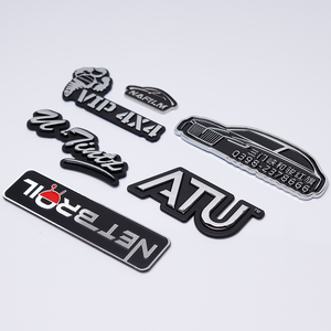 Autocollants de logo de voiture en métal personnalisés de haute qualité, résistants à l'eau et aux UV, badges de voiture 3D avec votre propre design - Product Image 5