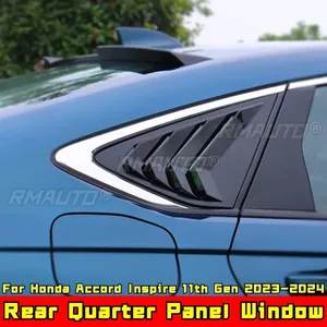 Kit carrosserie noir brillant pour vitre latérale arrière Honda Accord Inspire 11e génération 2023-2024 - Accessoires automobiles - Product Image 2