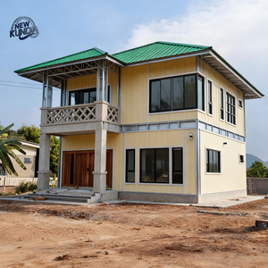 Villa préfabriquée en acier léger, structure en acier, belle apparence, structure robuste, y compris l'eau et l'électricité - Product Image 4