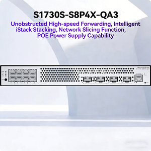สวิตช์อีเทอร์เน็ตสำหรับองค์กร รุ่น S1730S-S8P4X-QA3 ของแท้ใหม่เอี่ยม พร้อมการรับประกัน 1 ปี รองรับ PoE - Product Image 1