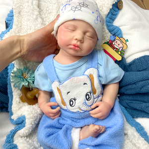 Poupées Reborn en Silicone Corps Entier Souple, Peintes à la Main, pour Collection d'Artiste Fille/Garçon <span class=keywords><strong>LouLou</strong></span> 20'', Cadeau de Noël - Product Image 3