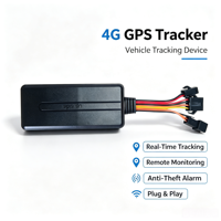 Traceur GPS 4G LTE intelligent pour flotte d'entreprise CA004 avec surveillance vocale, alarme SOS, géolocalisation et alerte de survitesse