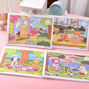 Páginas para Colorear con Lindos y Ricos Diseños, Lápices Marcadores, Papel Grueso, Actividades Diarias para Relajación, Coloreo Acogedor - Product Image 1