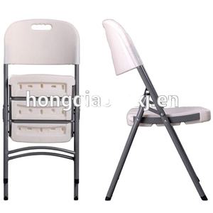 الكراسي البلاستيكية البيضاء مع سيقان معدنية ، في الهواء الطلق كرسي بلاستيك قابل للطي لحضور حفل زفاف ، ألمانيا مطعم الجدول كرسي - Product Image 2