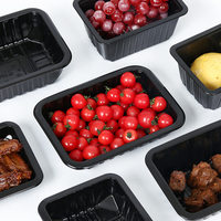 Vershoudcontainers en -trays voor vlees, fruit en voedsel, geschikt voor magnetron en vriezer, voor 240T vacuümverpakkingsmachine