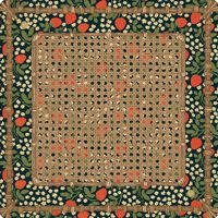 Tapis de table de mahjong moderne de luxe américain en boue de diatomée et caoutchouc, imprimé Mandala Œil du Diable, antidérapant, silencieux, lavable en machine