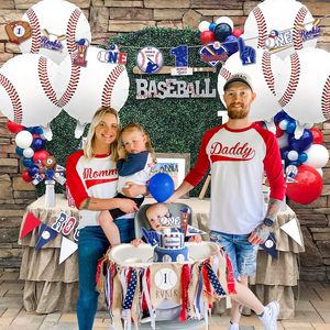 Decorazioni per il Primo Compleanno a Tema Baseball, Topper per Tavolo 'Rookie of the Year' per Feste di Compleanno dei Ragazzi - Product Image 4
