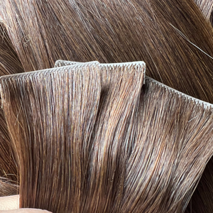 Nuovo Design di Alta Qualità, Extension per Capelli con Nastro Adesivo Invisibile Senza Cuciture, Marrone Chiaro, Vendita all'Ingrosso di Capelli Remy - Product Image 2
