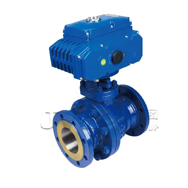 2 Way Ball Valve ISO9001 Flanged Hard Seal Electric Motorized Water Ball Valve
