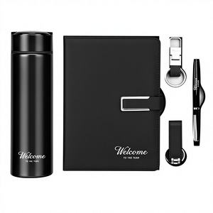 Set de Regalo de Bienvenida para Nuevos Empleados de 6 Piezas, Incluye Caja de Regalo, Cuaderno, Bolígrafo, Vaso Térmico y Memoria USB - Product Image 1