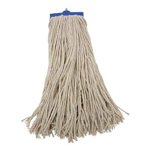 Boardwalk BWK720C Economical <b>Flat</b> <b>Mop</b> Head Rectangle Lie-<b>Flat</b> Metal Plastic Polyester Material Cleaning for Water Floor Set - Product Image 2