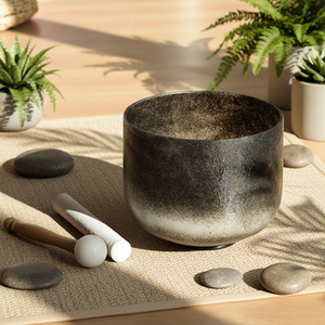 Cuenco de Cristal Empyrean para Terapia de Sonido Alquímico, Instrumentos de Sanación Sonora de Obsidiana y Cuarzo de Alta Pureza, Armonizador para Meditación - Product Image 1