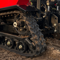 Getriebegetriebener 50-PS-Raupentraktor mit HUAYUAN LAIDONG Motor, Dreipunktanbau, Multifunktionale Trockenland-Landwirtschafts- und Kultivierungsmaschine