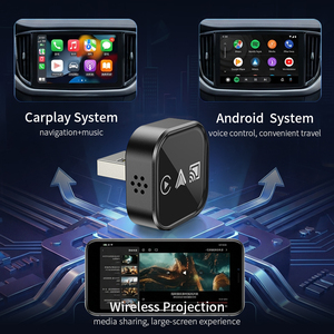 Mini Adaptador Inalámbrico Carplay, Convertidor Carplay, Caja Convertidora IOS Carplay Android Auto 3 en 1, Dongle Inalámbrico - Product Image 2