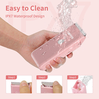 Kit de toilettage professionnel pour chats - Tondeuse pour chiens à poils épais/riches, tondeuse pour chats étanche, kit de toilettage, ensemble de coupe-ongles pour animaux de compagnie