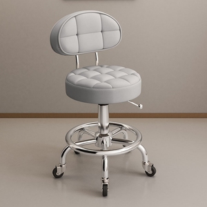 เก้าอี้ตัดผมสไตล์โมเดิร์นพร้อมเบาะหนังนั่งสบายเฟอร์นิเจอร์เหล็กคุณภาพสูงทนทานสำหรับร้านเสริมสวยและร้านตัดผม - Product Image 3