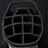 Sac de golf ASL 14 compartiments étanche en cuir PU avec séparateurs pleine longueur, personnalisable avec logo, pour hommes – Sac de golf haut de gamme