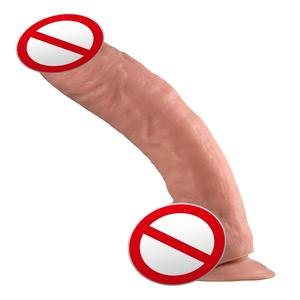 Dildo Realistico Impermeabile in PVC da 310mm, Giocattolo Sessuale per Adulti, Ultra Morbido e Spesso, per Donne e Uomini, con Asta Curva Enorme QS-B010 - Product Image 5