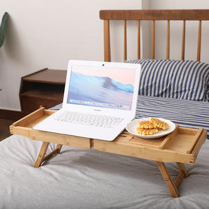 Caddy de bain plateau de petit déjeuner Combo bambou <span class=keywords><strong>baignoire</strong></span> Caddy plateau de <span class=keywords><strong>baignoire</strong></span> avec support pied pliable toboggan tablette <span class=keywords><strong>porte</strong></span>-livre plateau de <span class=keywords><strong>baignoire</strong></span> - Product Image 2