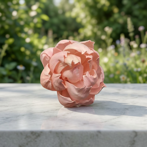Flores Decorativas Artificiales de Madera Sola, Venta al Por Mayor, Hechas a Mano en Tailandia, Blancas, Ecológicas, 8 CM, para Bodas - Product Image 2